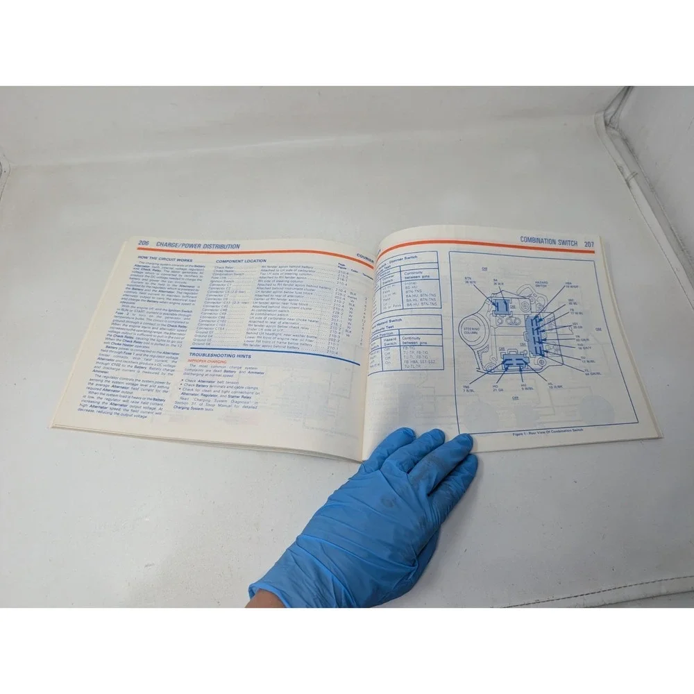 1982 Ford Bronco Courier F100-350 Electrical & Vacuum Troubleshooting Manual VTG
